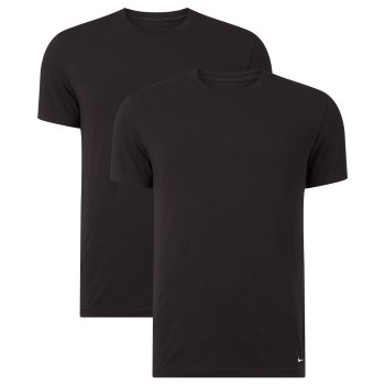 Läs mer om Nike 2P Everyday Essentials Cotton Stretch T-shirt Svart bomull X-Large Herr
