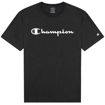 Läs mer om Champion Classics Crewneck T-shirt For Boys Svart bomull 134-140