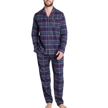 Läs mer om Jockey Cotton Flannel Pyjama Navy bomull X-Large Herr