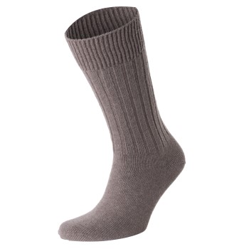 Läs mer om BOSS Home Blend Wool Sock Strumpor Brun Strl 39/42