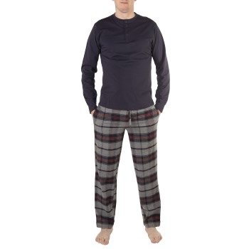 Läs mer om Jockey Pyjama 11 Mix Cotton Blå/Grå bomull X-Large Herr