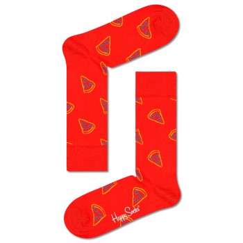 Läs mer om Happy socks Strumpor Pizza Slice Sock Röd bomull Strl 41/46