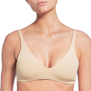 Bread and Boxers Triangle Bra BH Beige ekologisk bomull X-Small Dam