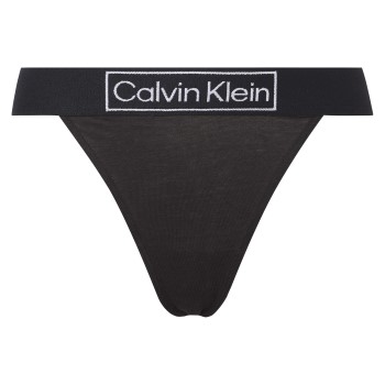 Calvin Klein Trosor Reimagined Heritage High Leg Thong Svart Medium Dam