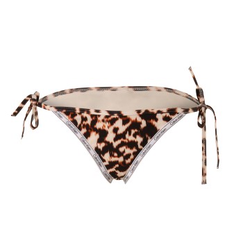 Läs mer om Calvin Klein Core Logo Tape Tie Side Bikini Brief Brun mönstrad Medium Dam