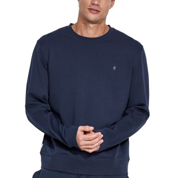 Panos Emporio Element Sweater Marin bomull X-Large Herr