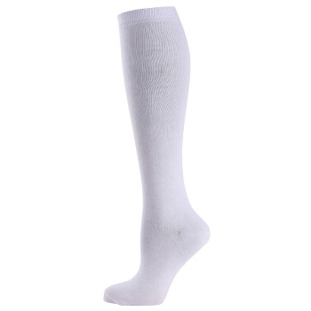 Läs mer om Trofe Cotton Knee Socks Strumpor Vit Strl 35/38 Dam