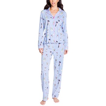 Läs mer om PJ Salvage Playful Prints Pyjama Ljusblå Large