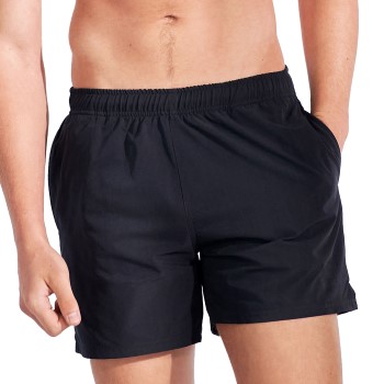 Läs mer om Bread and Boxers Active Shorts Svart polyester X-Large Herr