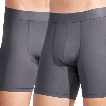 Bread and Boxers Active Boxer Brief Kalsonger 2P Grå polyester Small Herr