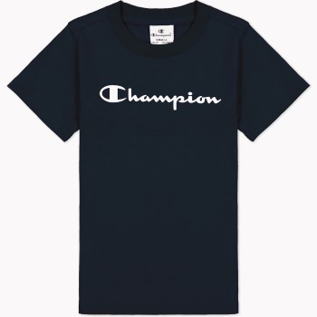 Läs mer om Champion American Classics Legacy Girls T-Shirt Marin bomull Medium Dam