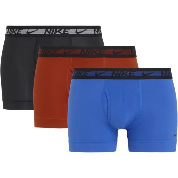 Läs mer om Nike Kalsonger 3P Dri-Fit Ultra Stretch Micro Trunk Blå/Röd polyester Large Herr