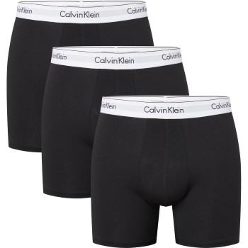 Läs mer om Calvin Klein Kalsonger 3P Modern Cotton Stretch Boxer Brief Svart bomull Small Herr