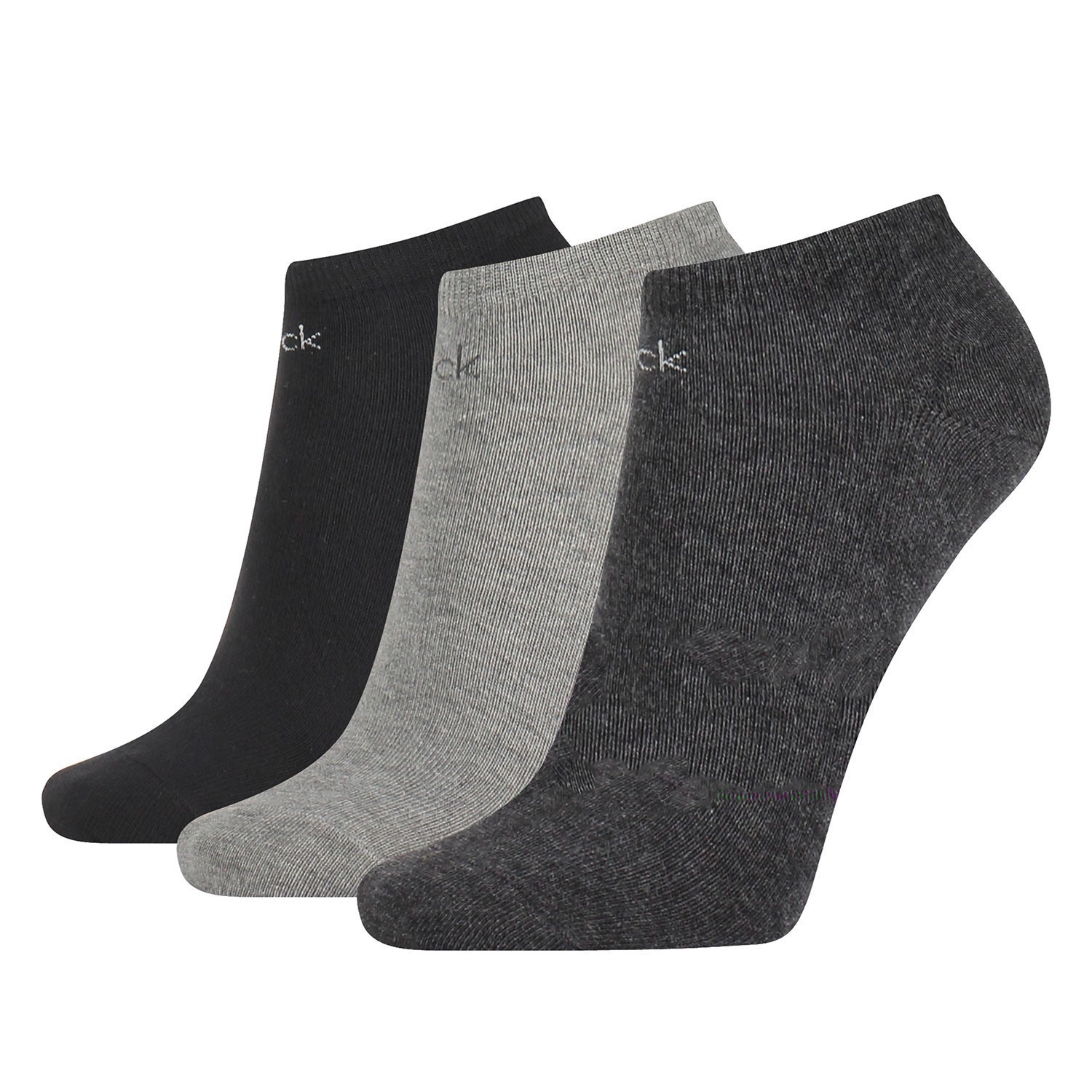 Calvin Klein Chloe Cotton CK Logo Liner Socks