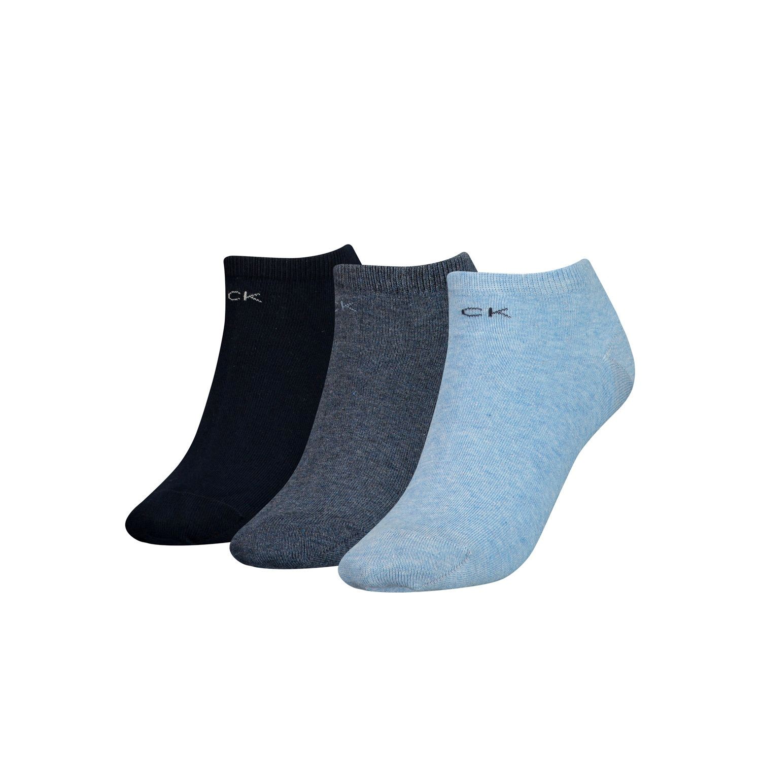 Calvin Klein Chloe Cotton CK Logo Liner Socks