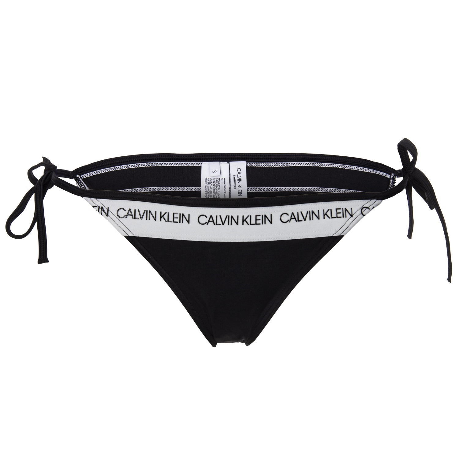 Calvin Klein CK Logo String Side Tie Bikini