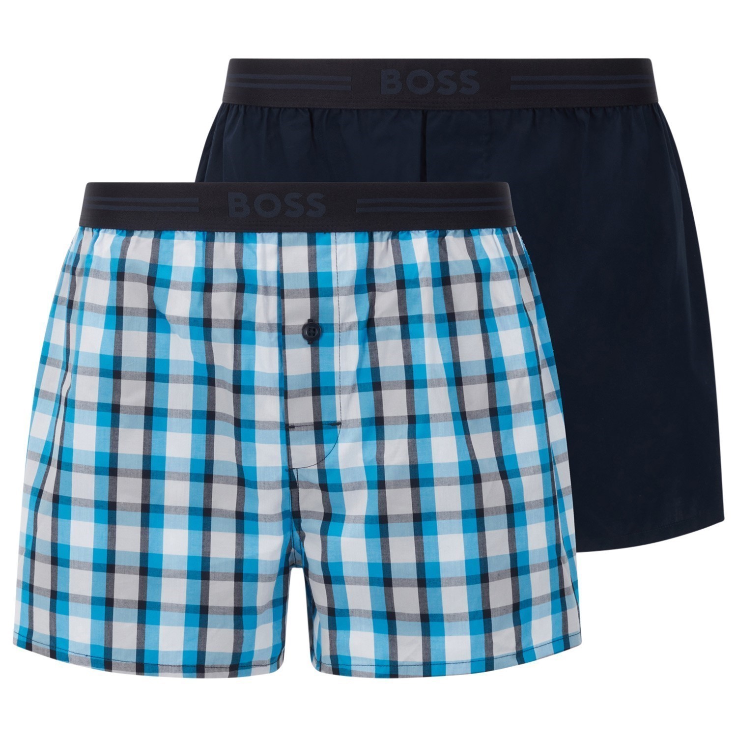 BOSS Woven Boxer Shorts With Fly