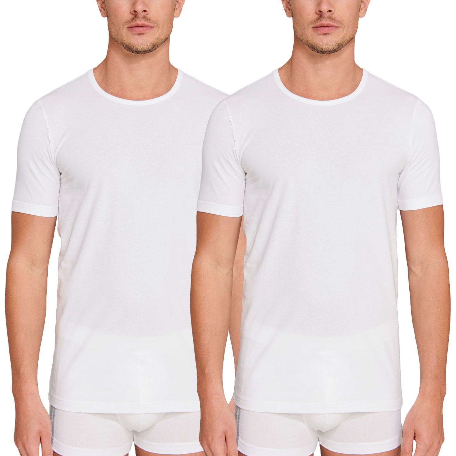 Schiesser 95-5 Organic Cotton Crew Neck