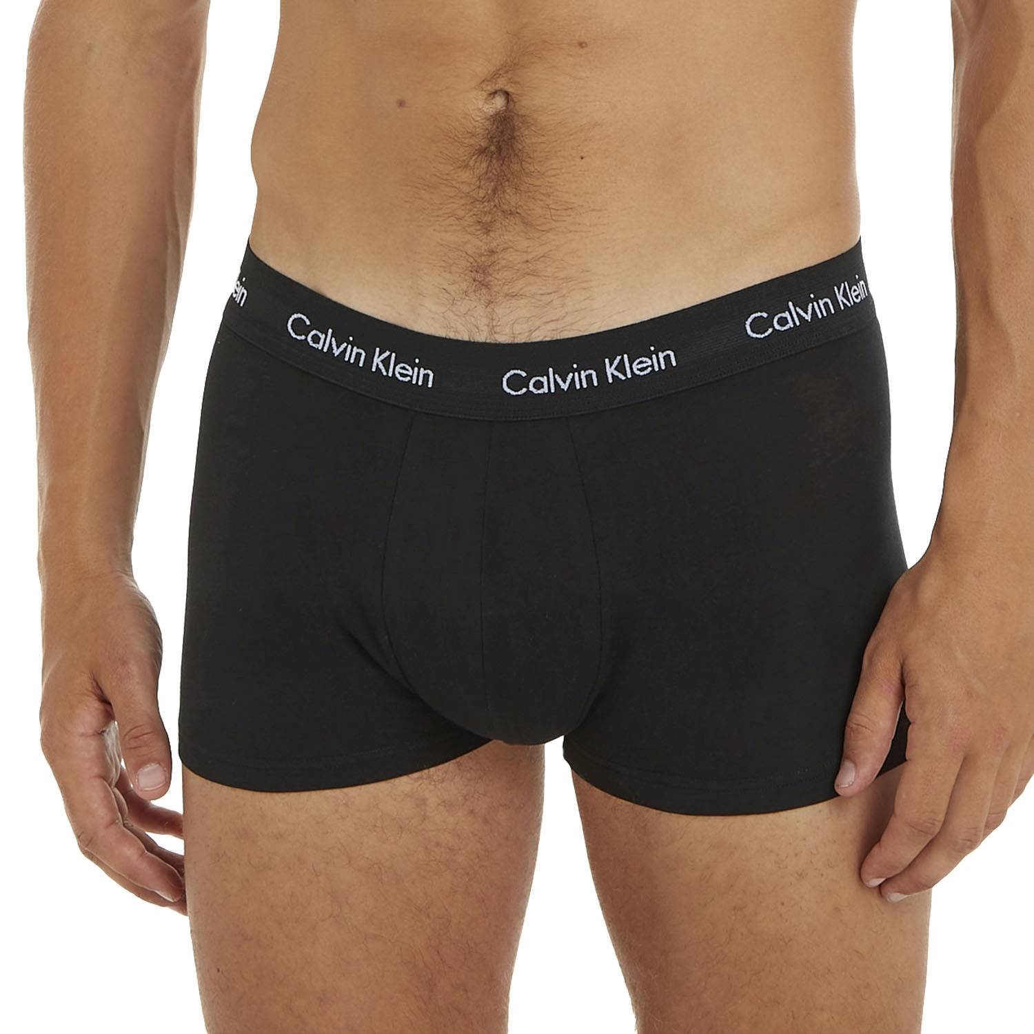 Calvin Klein Cotton Stretch Solid Low Rise Trunks