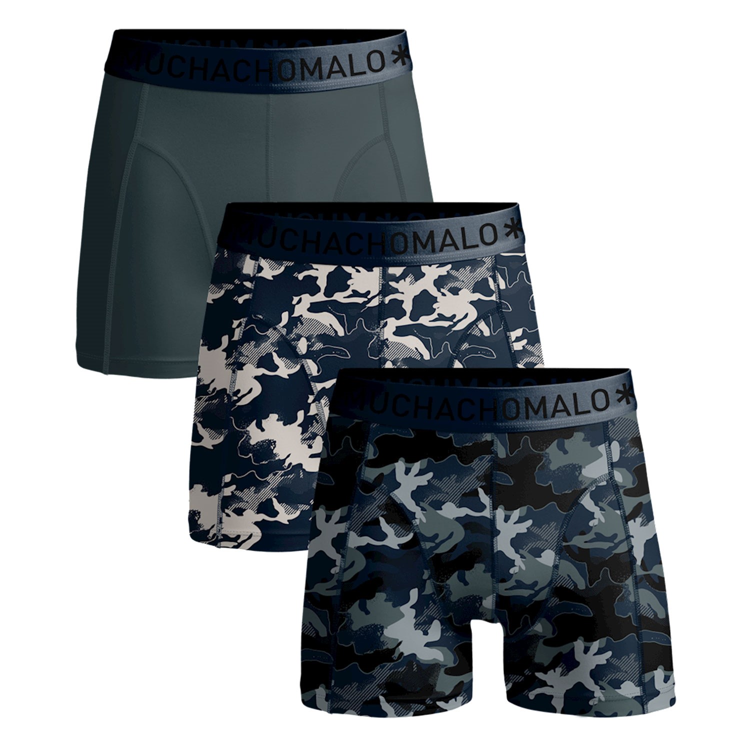 Muchachomalo Cotton Stretch Camo Boxer