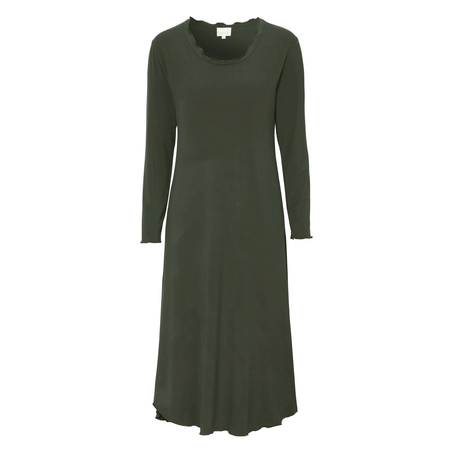 Damella Bamboo Plain Long Sleeve Nightdress 
