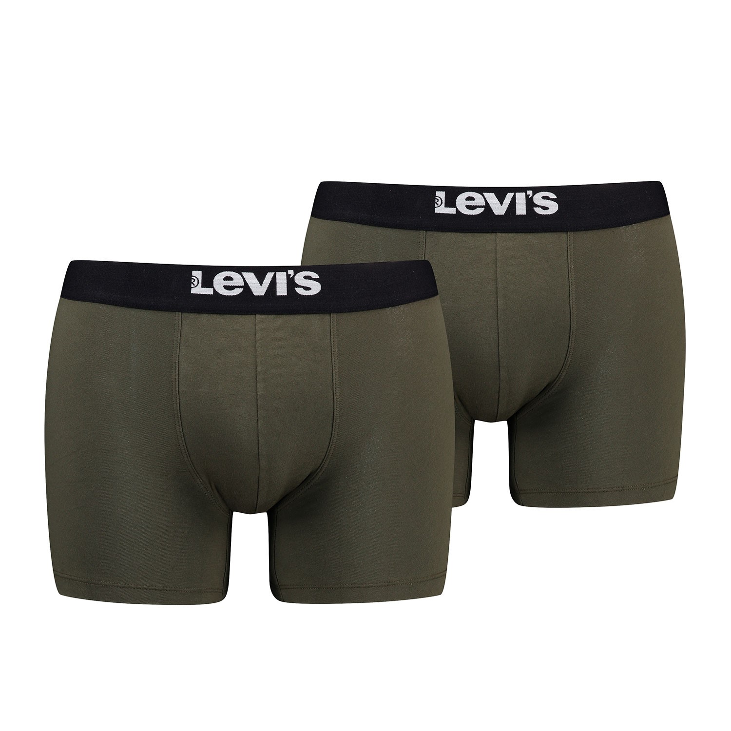 Levis Men Solid Basic Boxer Brief