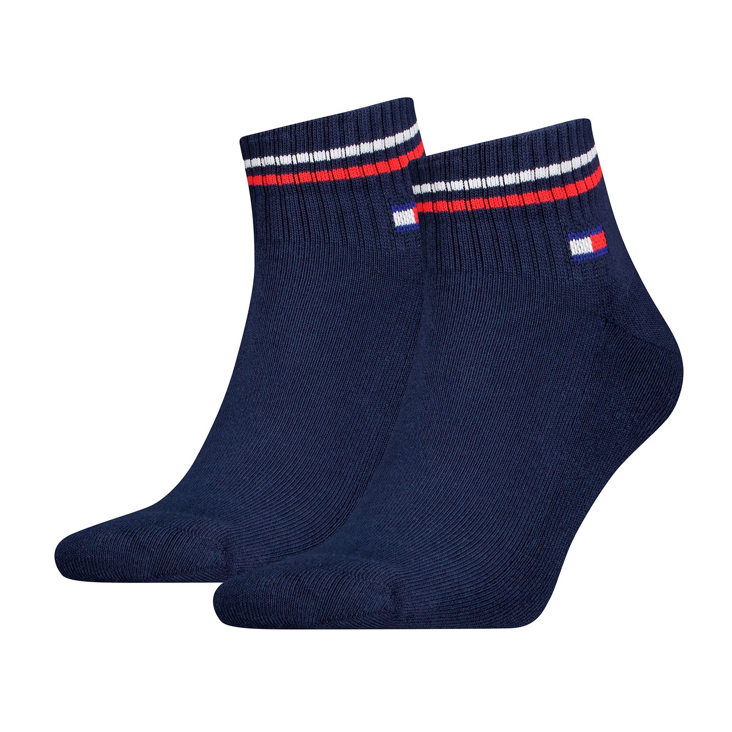 Tommy Men Uni TJ Iconic Quarter Socks