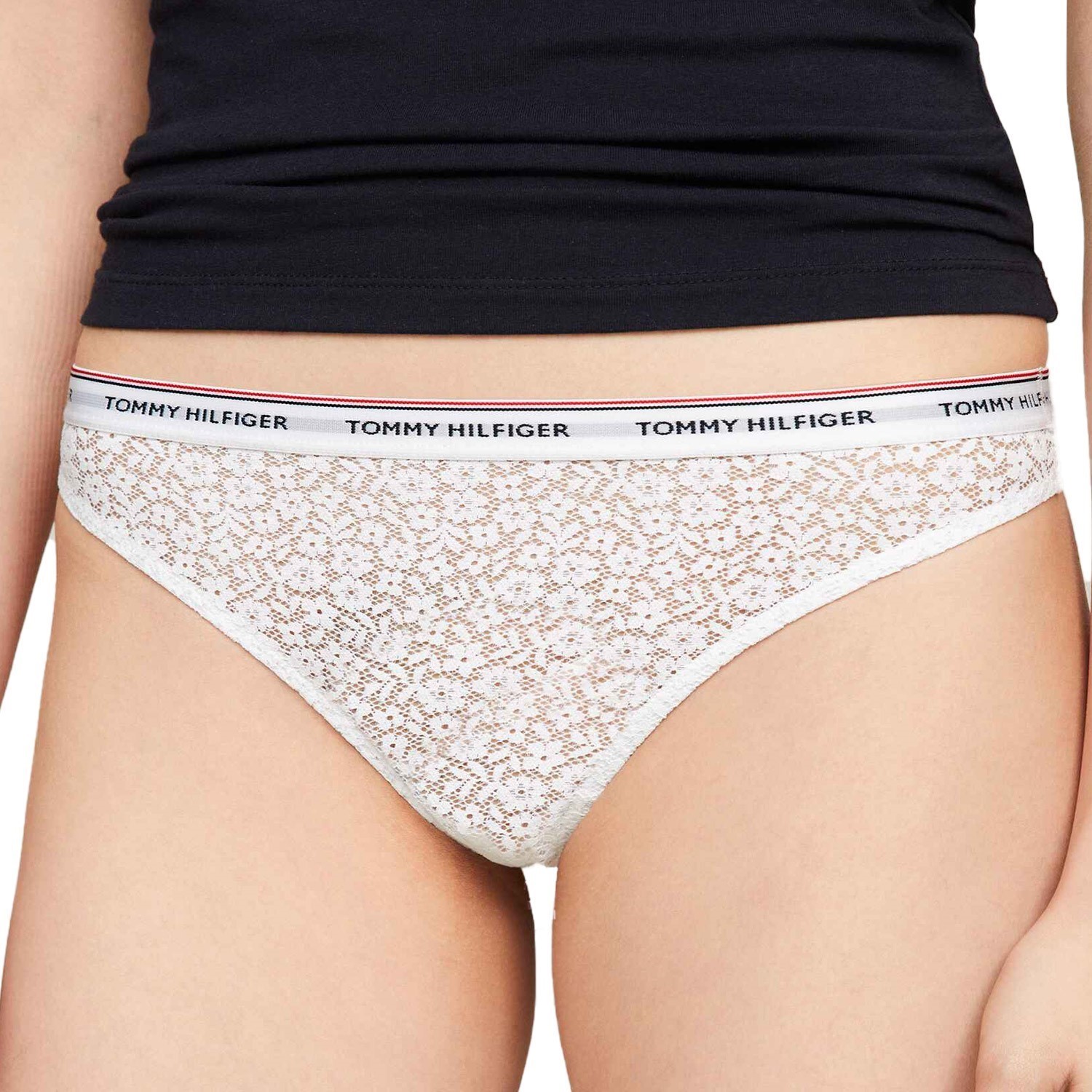 Tommy Hilfiger Premium Essentials Lace Thong