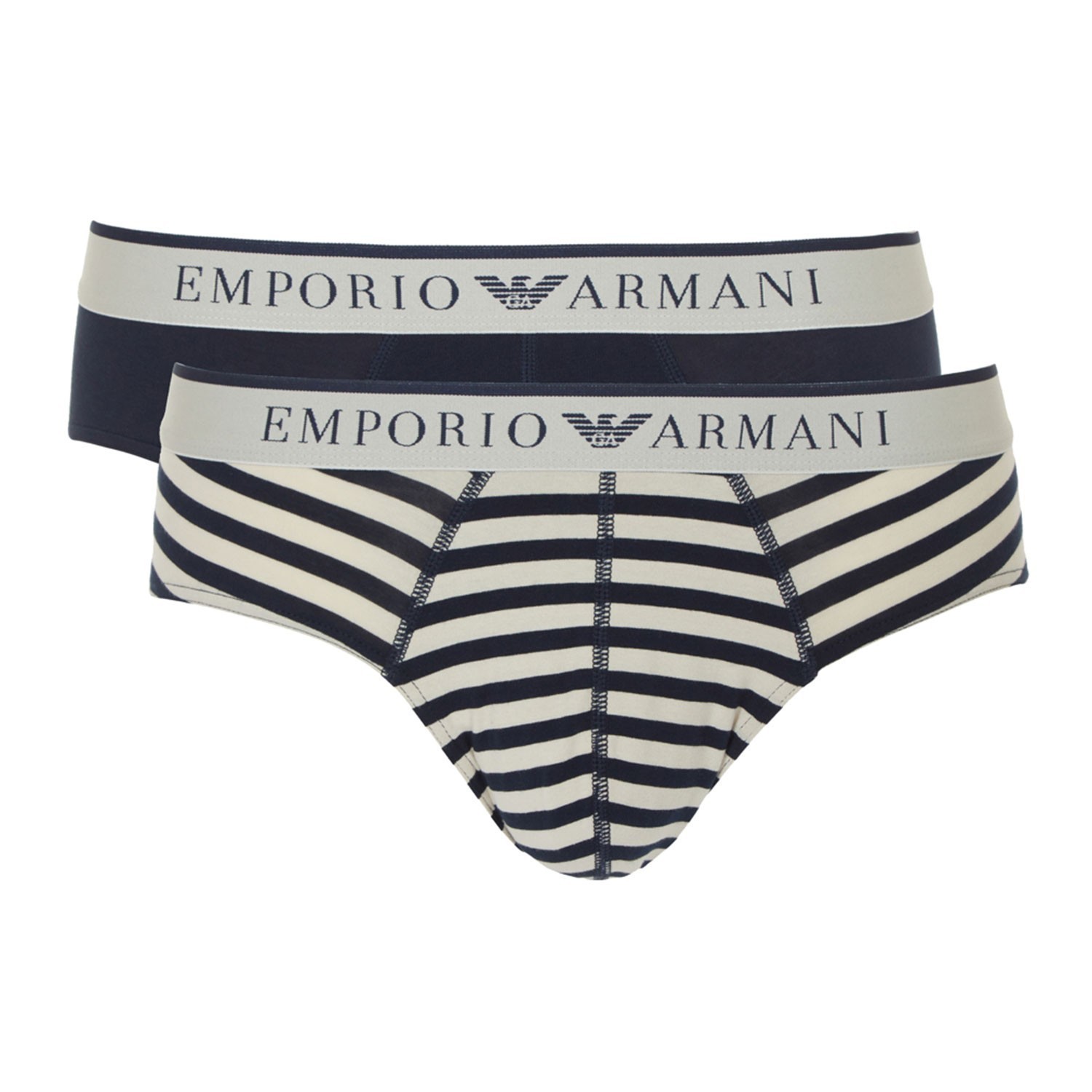 Armani Cotton Stretch Print Briefs