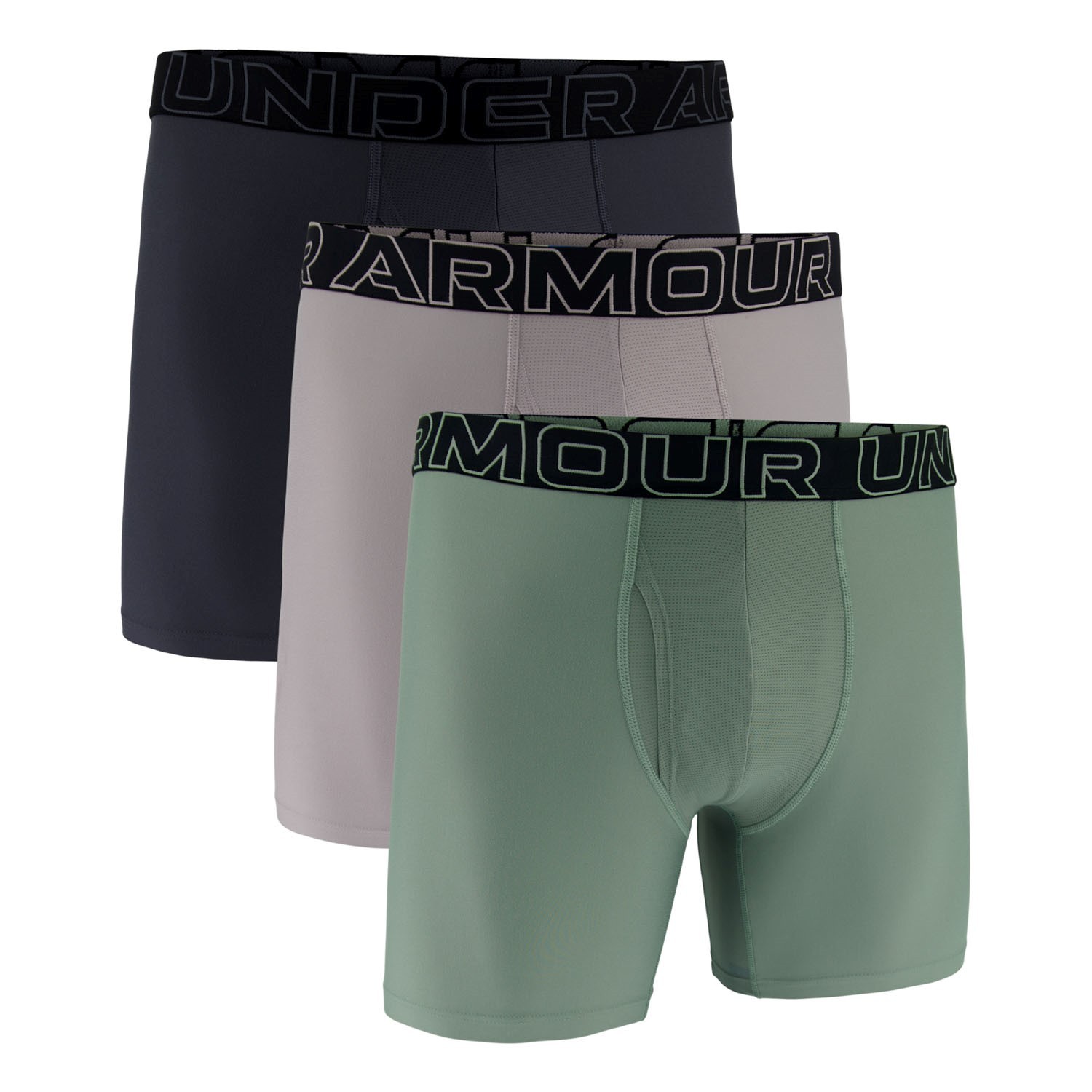 Under Armour Performance Tech Solid 6in Boxers