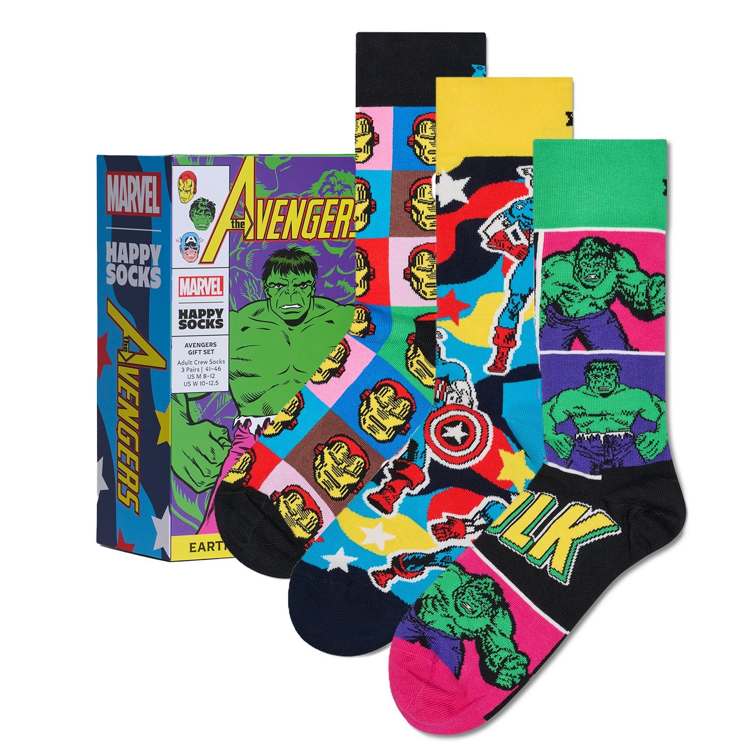 Happy Socks Marvel Avengers Gift Set