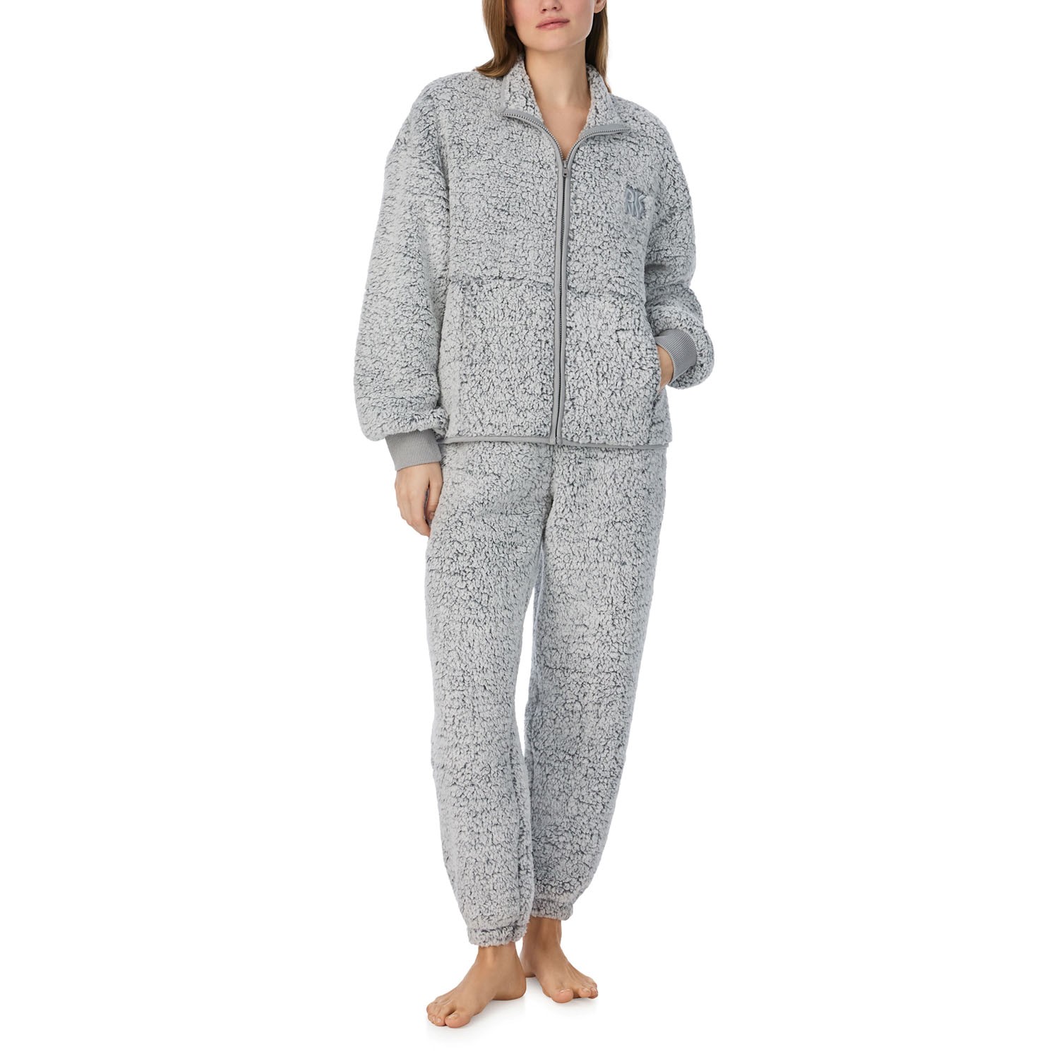 DKNY Chill In Style Zip Top Jogger Set