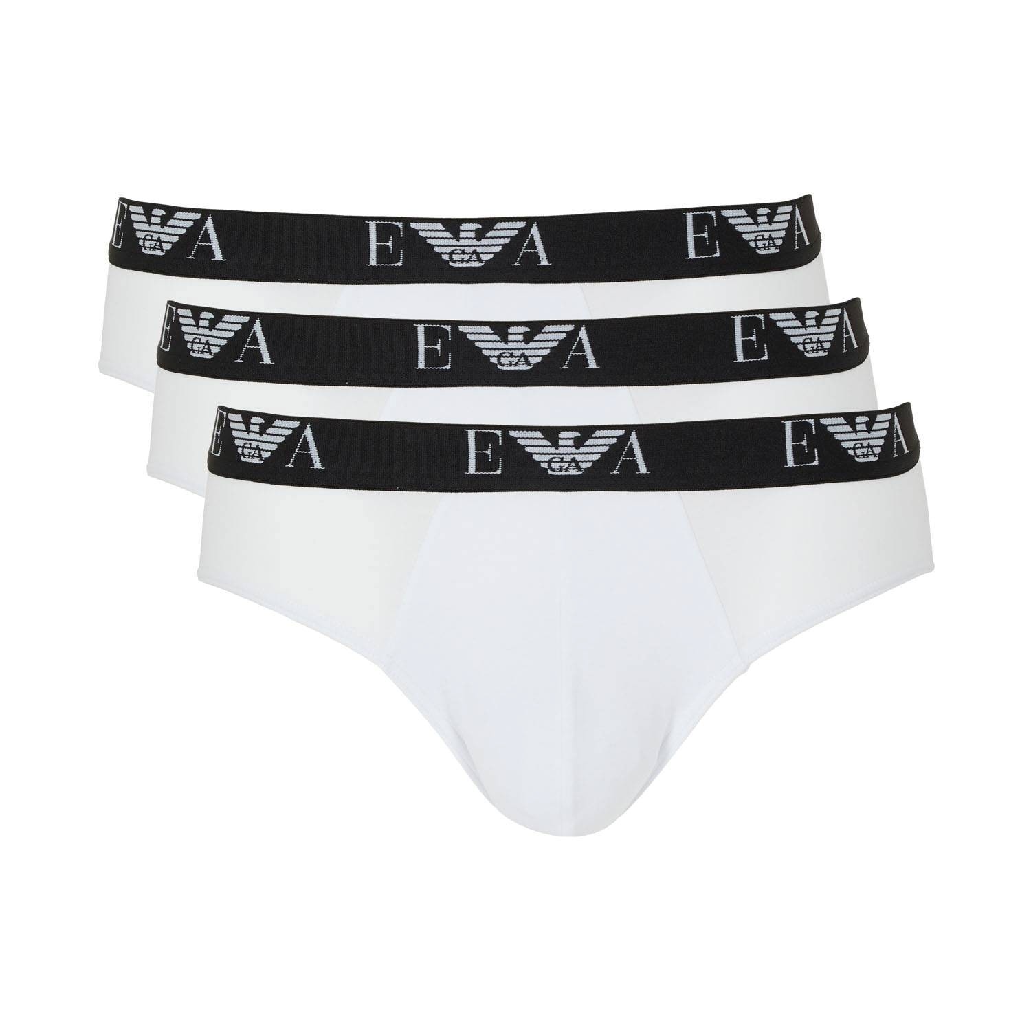 Armani Stretch Jersey Briefs With Logo