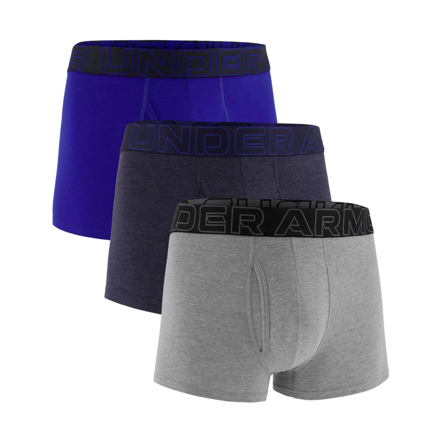 Under Armour Performance Cotton Solid 3in Boxers