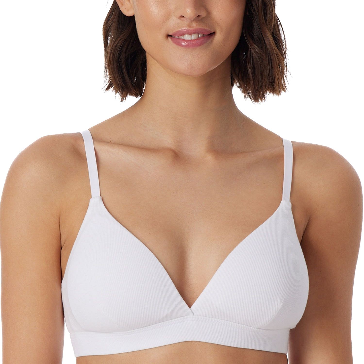 Schiesser Pure Rib Organic Cotton Soft Bra
