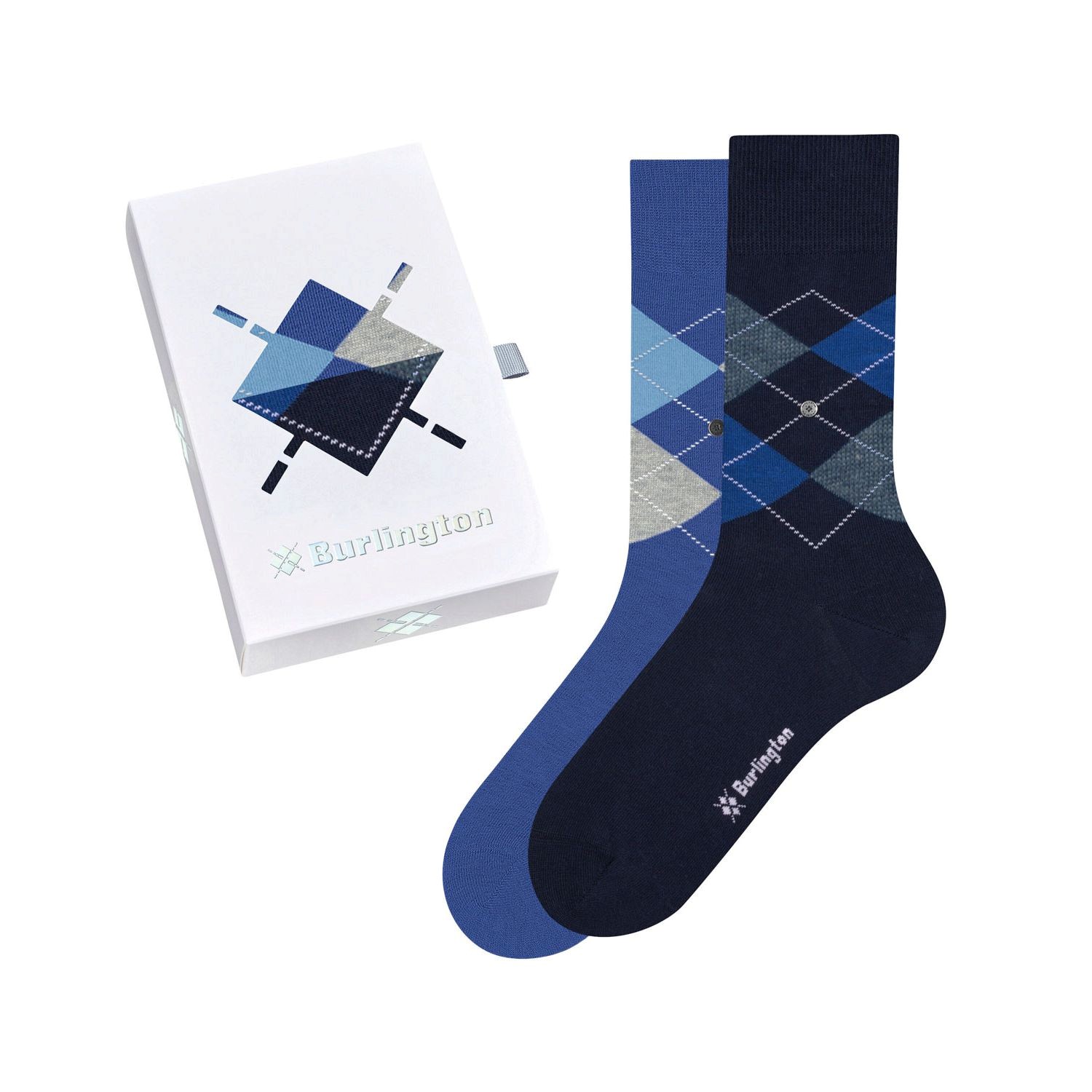 Burlington Argyle Gift Box Men Socks