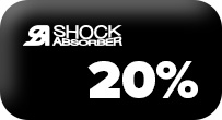 Shock absorber 20%