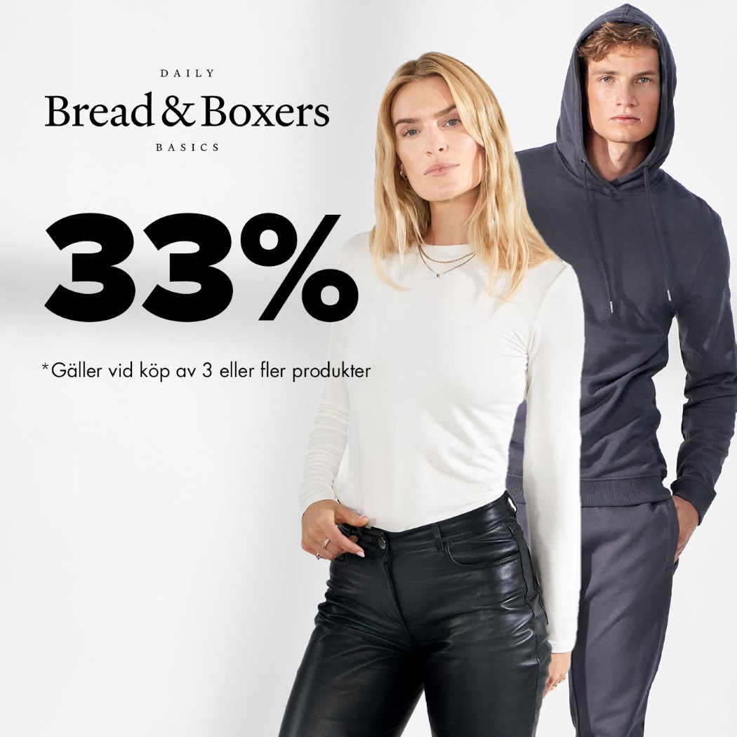 Bread and boxers 33%