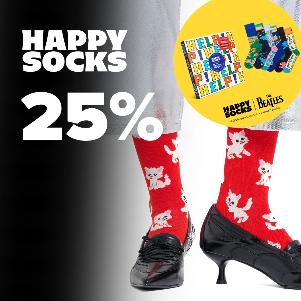 Happy socks 25%