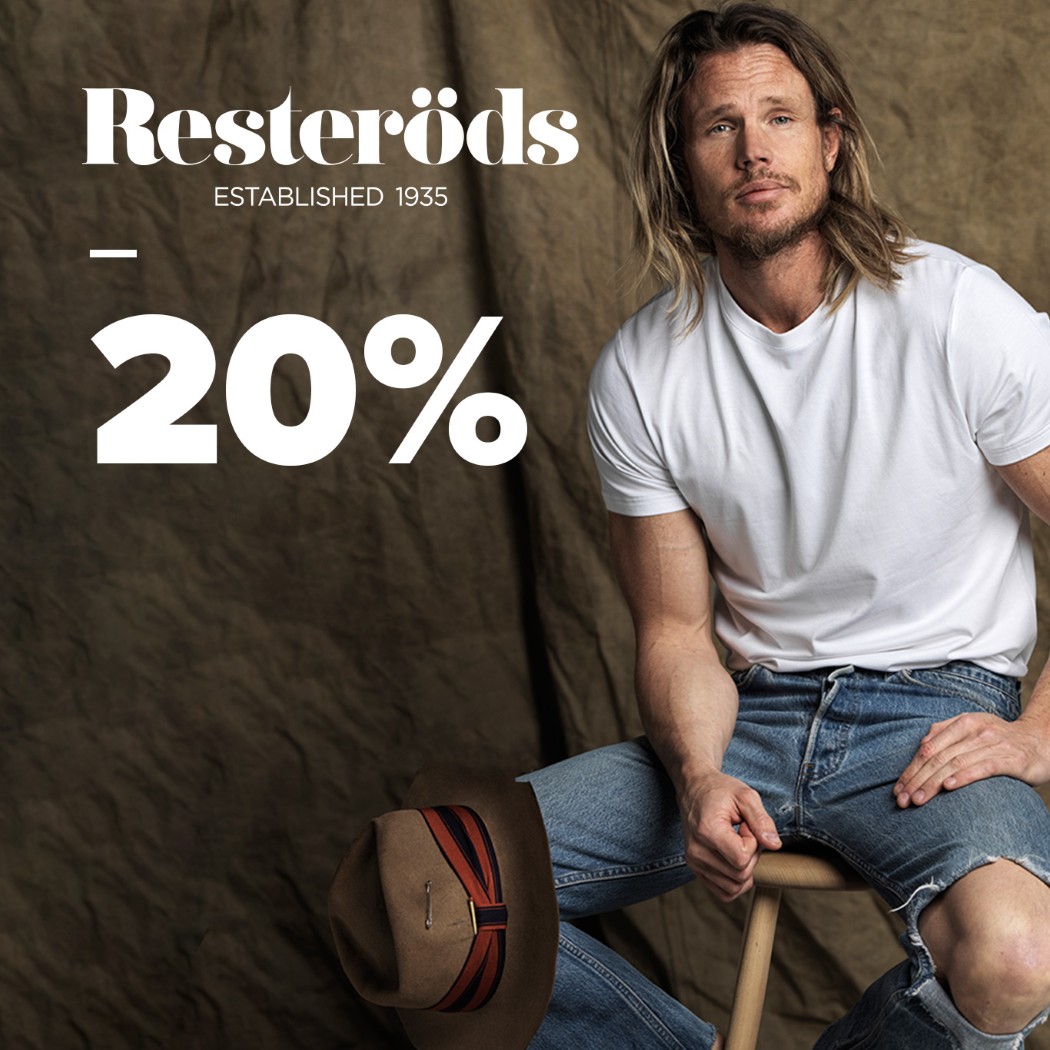 Resterods 20%
