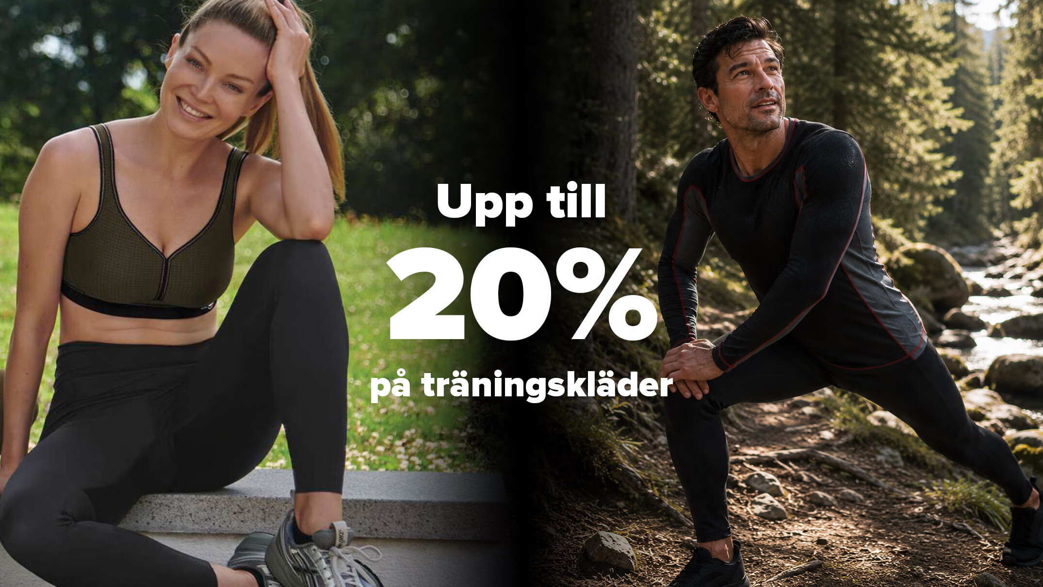 Workout clothes up tp 20%